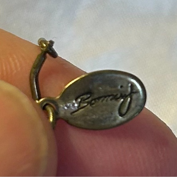 Exquisite faceted red rhinestones on copper setting- vintage! - Picture 5 of 9